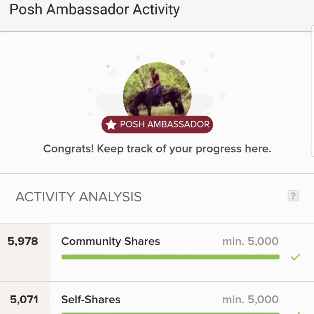 ❤YAY!! I am officially a POSH AMBASSADOR! ❤